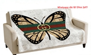 Gucci Mosaic Butterfly Throw Blankets IMG_2988
